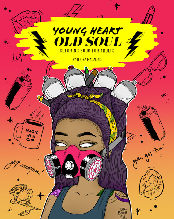 Young Heart, Old Soul Coloring Book