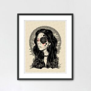 When the Mask Cracks - Giclee Print (Unframed)