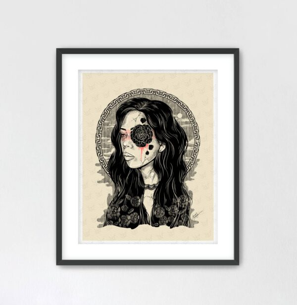 When the Mask Cracks - Giclee Print (Unframed)