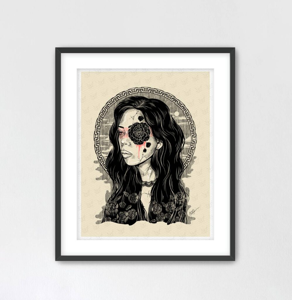 When the Mask Cracks - Giclee Print (Unframed)