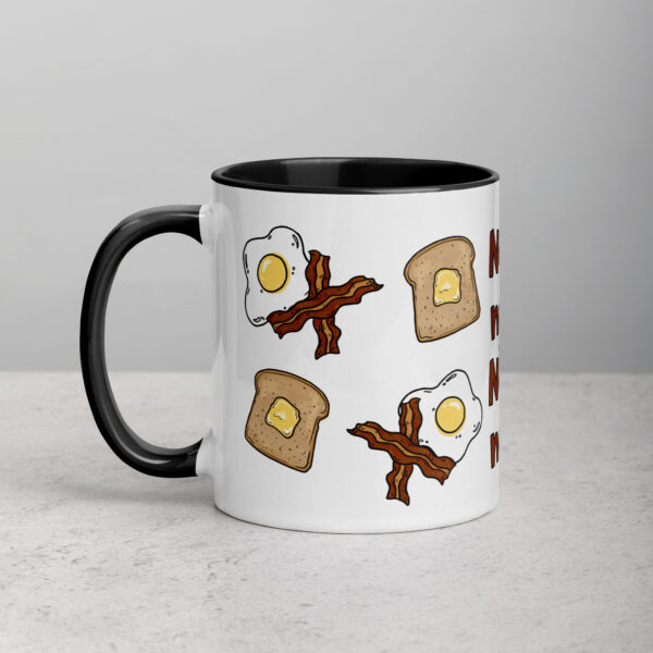 Breakfast Noms Mug, Black, 11oz - Image 3